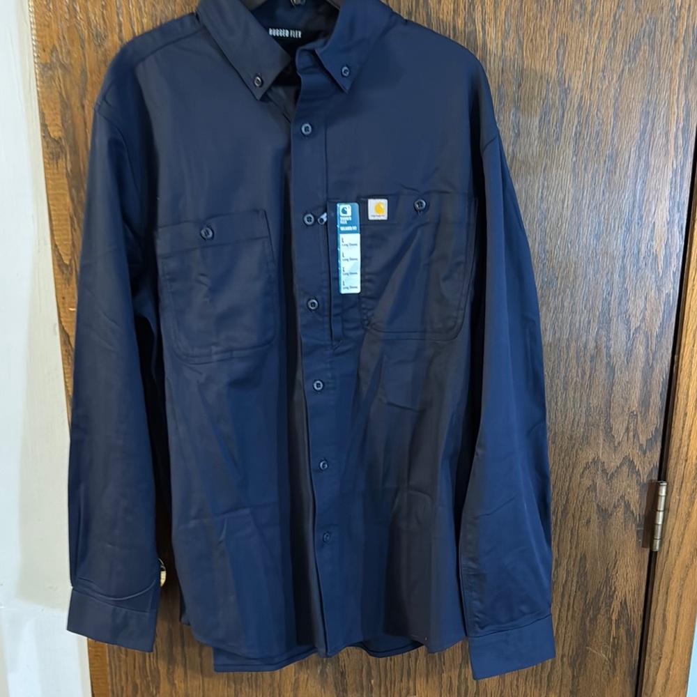 NWT RUGGED PROFESSIONAL™ SERIES LONG-SLEEVE SHIRT Size L - Picture 3 of 5